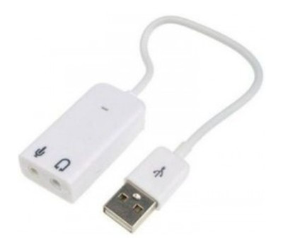 Звуковая карта USB 2.0, 7.1, Dynamode C-Media 108 White, 90 дБ, Box (USB-SOUND7-WHITE)