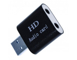 Звуковая карта USB 2.0, 7.1, Dynamode C-Media 108 Black, 90 дБ, EAX2.0 /  A3D1.0,Blist 