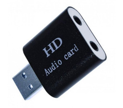 Звуковая карта USB 2.0, 7.1, Dynamode C-Media 108 Black, 90 дБ, EAX2.0 /  A3D1.0,Blist 