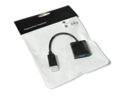 Переходник DisplayPort > VGA (DisplayPort папа - VGA мама), Atcom, кабель 10см (16851)