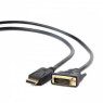 Кабель DisplayPort > DVI 3.0m Cablexpert CC-DPM-DVIM-3M