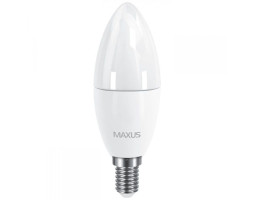 Лампа Maxus LED C37 CL-F 6W, 3000K (мягкий свет), 220V, цоколь E14, 1-LED-533-02 Лампа Maxus LED C37 CL-F 6W, 3000K (мягкий свет), 220V, цоколь E14, 1-LED-533-02