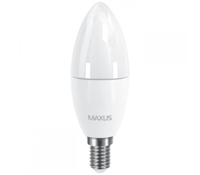 Лампа Maxus LED C37 CL-F 6W, 3000K (мягкий свет), 220V, цоколь E14, 1-LED-533-02 Лампа Maxus LED C37 CL-F 6W, 3000K (мягкий свет), 220V, цоколь E14, 1-LED-533-02