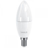 Лампа Maxus LED C37 CL-F 6W, 3000K (мягкий свет), 220V, цоколь E14, 1-LED-533-02