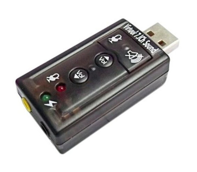 Звуковая карта USB 2.0, 7.1, Dynamode C-Media 108, 90 дБ, Xear 3D, Blister (USB-SOUND7)