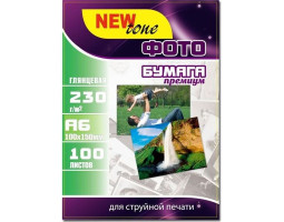 Фотобумага A6 (10*15) 230g/ m NewTone глянец 100 л (G230C.F100) Фотобумага A6 (10*15) 230g/ m NewTone глянец 100 л (G230C.F100)