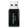 Сетевой адаптер USB Mercusys W300UM Wi-Fi 802.11n 300Mb, Pico, USB