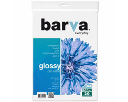 Фотобумага Barva, глянцевая, A4, 150 г/ м2, 20 л (IP-CE150-236)