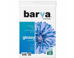Фотобумага Barva, глянцевая, A4, 150 г/ м2, 20 л (IP-CE150-236) Фотобумага Barva, глянцевая, A4, 150 г/ м2, 20 л (IP-CE150-236)