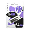 USB Flash Drive 64Gb Hi-Rali Shuttle series Black, HI-64GBSHBK