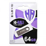 USB Flash Drive 64Gb Hi-Rali Shuttle series Silver, HI-64GBSHSL
