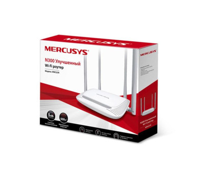 Роутер Mercusys MW325R Wi-Fi 802.11 b/ g/ n, 300Mb, 4 LAN 10/ 100Mb, режим точки доступа, быстрая настр Роутер Mercusys MW325R Wi-Fi 802.11 b/ g/ n, 300Mb, 4 LAN 10/ 100Mb, режим точки доступа, быстрая настр