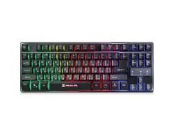 Клавиатура REAL-EL Gaming TKL Backlit 8710 USB Black, подсветка