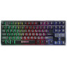 Клавиатура REAL-EL Gaming TKL Backlit 8710 USB Black, подсветка