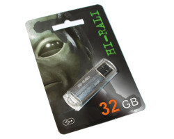 USB Flash Drive 32Gb Hi-Rali Corsair series Silver /  HI-32GBCORSL