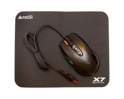 Мышь A4Tech X-7120 USB Black (мышь X-710BK + ковер X7-200MP (Bundle)