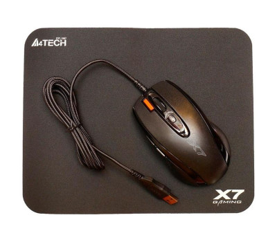 Мышь A4Tech X-7120 USB Black (мышь X-710BK + ковер X7-200MP (Bundle) Мышь A4Tech X-7120 USB Black (мышь X-710BK + ковер X7-200MP (Bundle)