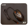 Мышь A4Tech X-7120 USB Black (мышь X-710BK + ковер X7-200MP (Bundle)