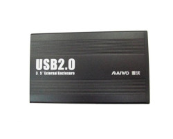Карман HDD 3.5&Prime; Maiwo K3502-U2S black SATA через USB2.0 на винтах алюм. черн.