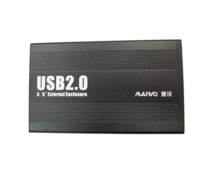 Карман HDD 3.5″ Maiwo K3502-U2S black SATA через USB2.0 на винтах алюм. черн. Карман HDD 3.5″ Maiwo K3502-U2S black SATA через USB2.0 на винтах алюм. черн.