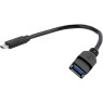 Кабель USB 2.0 - 0.2m AF/ micro-Type C 5P OTG Cablexpert A-OTG-CMAF3-01 