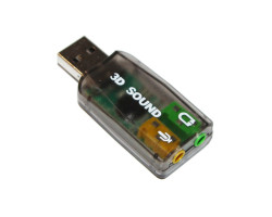 Звуковая карта USB 2.0, 5.1, Dynamode 3D Sound, 90 дБ, Xear 3D, Blister (USB-SOUNDCARD2.0