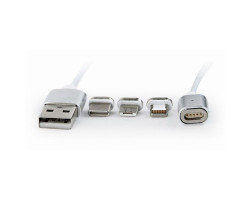 Кабель USB 2.0 - 1.0m AM/ Lightning/ Micro/ Type-C Cablexpert CC-USB2-AMLM31-1M