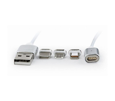 Кабель USB 2.0 - 1.0m AM/ Lightning/ Micro/ Type-C Cablexpert CC-USB2-AMLM31-1M Кабель USB 2.0 - 1.0m AM/ Lightning/ Micro/ Type-C Cablexpert CC-USB2-AMLM31-1M