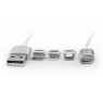 Кабель USB 2.0 - 1.0m AM/ Lightning/ Micro/ Type-C Cablexpert CC-USB2-AMLM31-1M