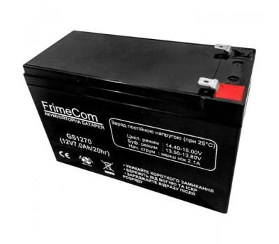 Аккумулятор ИБП 12V 7.5Ah Frimecom GS1275 Аккумулятор ИБП 12V 7.5Ah Frimecom GS1275