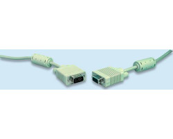 Кабель VGA 5.0m Cablexpert CC-PPVGA-5M (2 феррита, VGA3+ 9C HD15M,двойное экранир)