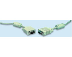 Кабель VGA 5.0m Cablexpert CC-PPVGA-5M (2 феррита, VGA3+ 9C HD15M,двойное экранир)