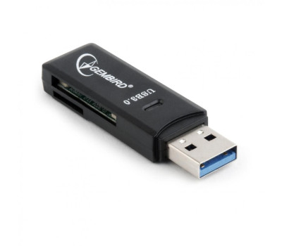 Картридер внешний Gembird UHB-CR3-01, USB 3.0, для SD и MicroSD