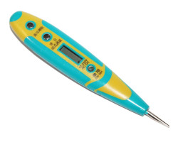 Индикатор-отвертка для тестирования напряжения 12-250V, Gren-Yellow AX-777