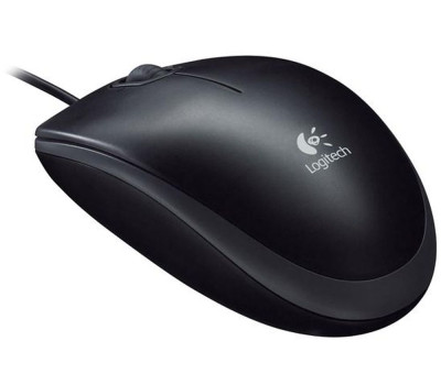 Мышь Logitech B110 Optical USB Mouse Silent Black (910-005508)