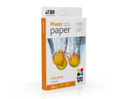 Фотобумага ColorWay, глянцевая, A6 (10х15), 230 г/ м2, 50 л (PG2300504R) Фотобумага ColorWay, глянцевая, A6 (10х15), 230 г/ м2, 50 л (PG2300504R)
