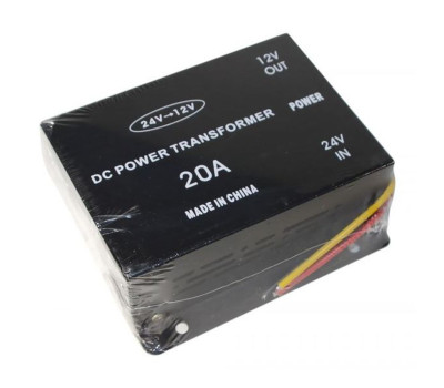 Автомобильный инвертор , 240W, 24V -> 12V , 20 A, Box (13468)