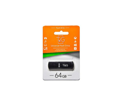USB Flash Drive 64Gb T&G 011 Classic series Black, TG011-64GBBK