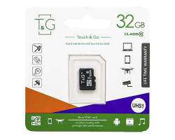 Карта памяти microSDHC, 32Gb, Class10 UHS-I, T&G, без адаптера, TG-32GBSD10U1-00