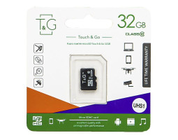 Карта памяти microSDHC, 32Gb, Class10 UHS-I, T&G, без адаптера, TG-32GBSD10U1-00 Карта памяти microSDHC, 32Gb, Class10 UHS-I, T&G, без адаптера, TG-32GBSD10U1-00