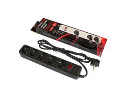 Фильтр сетевой 1.8м FrimeCom FC-B4005W, 5 розеток, черный