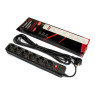 Фильтр сетевой 1.8м FrimeCom FC-B4006W, 6 розеток, черный