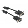 Кабель VGA 3.0m Maxxter V-VGA-10 VGA 3+4C HD15M/ HD15M, двойное экраниров, 2 феррит