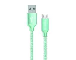 Кабель USB 2.0 - 1.0m AM/ microUSB, ColorWay Mint, 2.1A (CW-CBUM002-MT) Кабель USB 2.0 - 1.0m AM/ microUSB, ColorWay Mint, 2.1A (CW-CBUM002-MT)