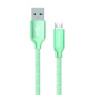 Кабель USB 2.0 - 1.0m AM/ microUSB, ColorWay Mint, 2.1A (CW-CBUM002-MT)