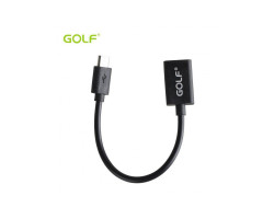 Кабель USB 2.0 - AF/ micro-B 5P OTG Golf GF-06