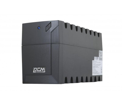 ИБП PowerCom RPT-1000AP Schuko Black, 1000VA, 600W, линейно-интерактивный, AVR, 3 розетки (Schuko), 