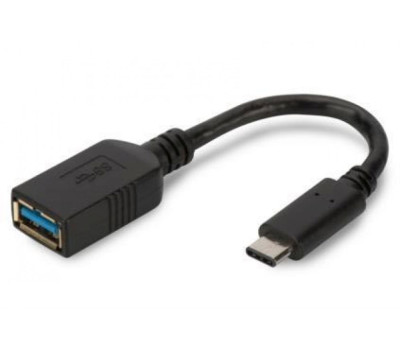 Переходник USB 3.0 > Type-C Atcom черный, OTG, (USB 3.0 (мама) - Type-C (папа)) (11310)