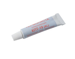 Термопаста КПТ-19 (AL) 17g, алюминевая, тюбик, невысыхающая