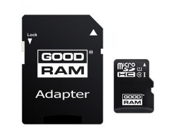 Карта памяти microSDHC, 32Gb, Class10 UHS-I, Goodram, SD адаптер (M1AA-0320R12) Карта памяти microSDHC, 32Gb, Class10 UHS-I, Goodram, SD адаптер (M1AA-0320R12)